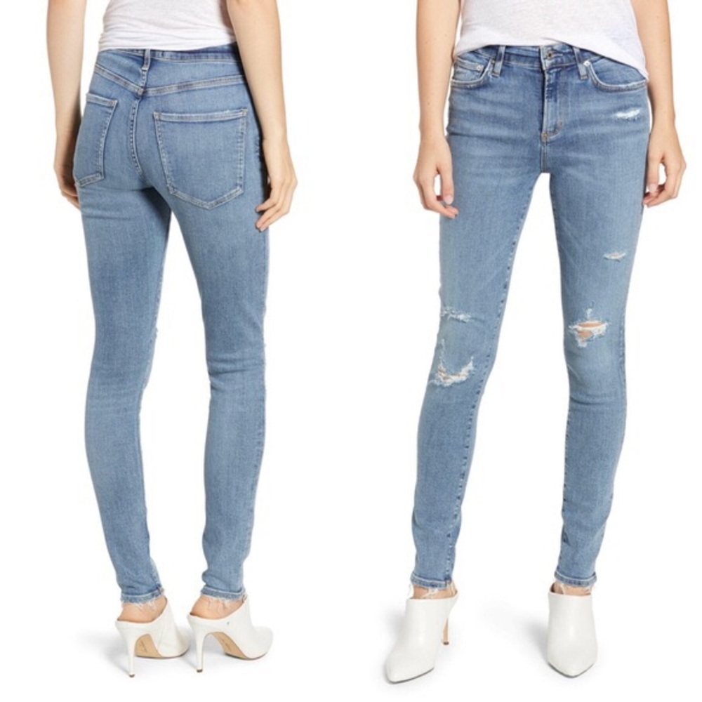 Agolde Sophie Distressed Skinny Jeans